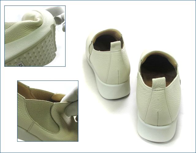 FIZZ REEN フィズリーン fr6322iv アイボリー【開張足に優しいパッド・・まねきの良いボロネーゼ製法 fizzreen・快適スリッポン】