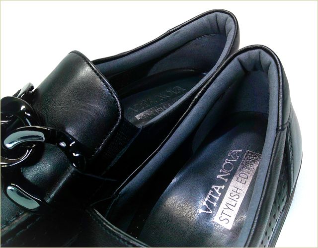 （新品未使用）PACO MILANO ブラックローファー VITANOVA ビタノバ vt6975bl ブラック 【新鮮・注目 ローファー